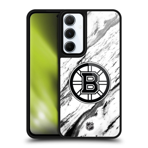 NHL Boston Bruins Marble Gel Armour Case For Samsung Galaxy A55 5G