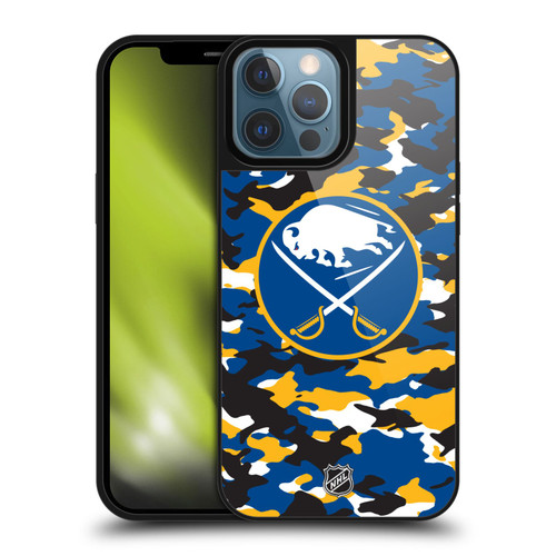 NHL Buffalo Sabres Camouflage Gel Armour Case For Apple iPhone 13 Pro Max