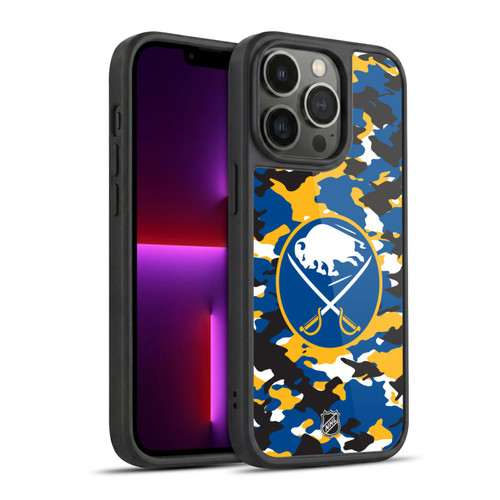 NHL Buffalo Sabres Camouflage Gel Armour Case For Apple iPhone 13 Pro