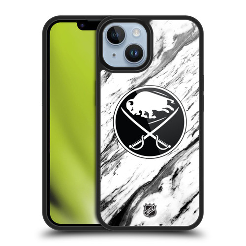 NHL Buffalo Sabres Marble Gel Armour Case For Apple iPhone 14 NHL Buffalo Sabres Marble Gel Armour Case For Apple iPhone 14