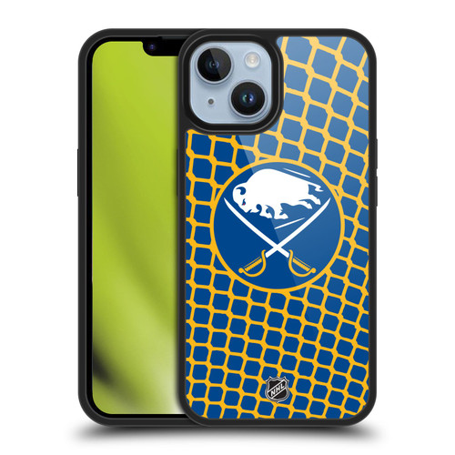 NHL Buffalo Sabres Net Pattern Gel Armour Case For Apple iPhone 14