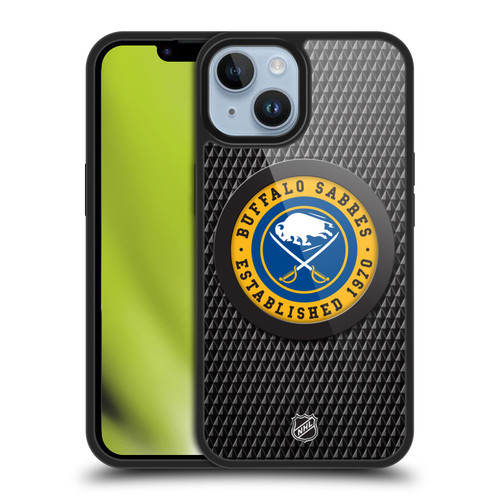 NHL Buffalo Sabres Puck Texture Gel Armour Case For Apple iPhone 14