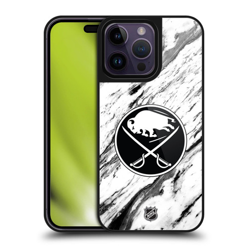 NHL Buffalo Sabres Marble Gel Armour Case For Apple iPhone 14 Pro Max