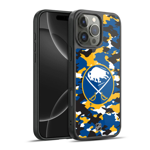 NHL Buffalo Sabres Camouflage Gel Armour Case For Apple iPhone 16 Pro Max