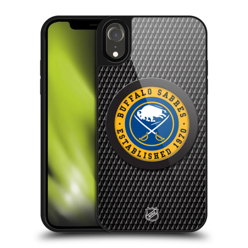 NHL Buffalo Sabres Puck Texture Gel Armour Case For Apple iPhone XR NHL Buffalo Sabres Puck Texture Gel Armour Case For Apple iPhone XR