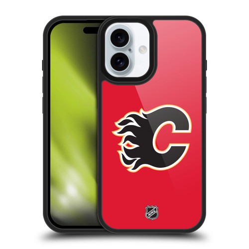 NHL Calgary Flames Plain Gel Armour Case For Apple iPhone 16