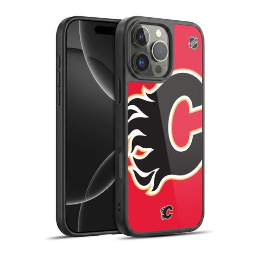 NHL Calgary Flames Oversized Gel Armour Case For Apple iPhone 16 Pro Max