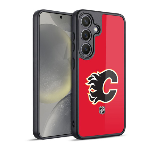 NHL Calgary Flames Plain Gel Armour Case For Samsung Galaxy S24 5G
