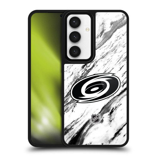 NHL Carolina Hurricanes Marble Gel Armour Case For Samsung Galaxy S24 5G