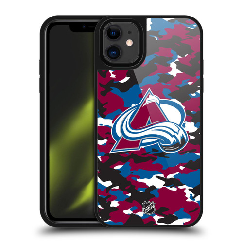 NHL Colorado Avalanche Camouflage Gel Armour Case For Apple iPhone 11