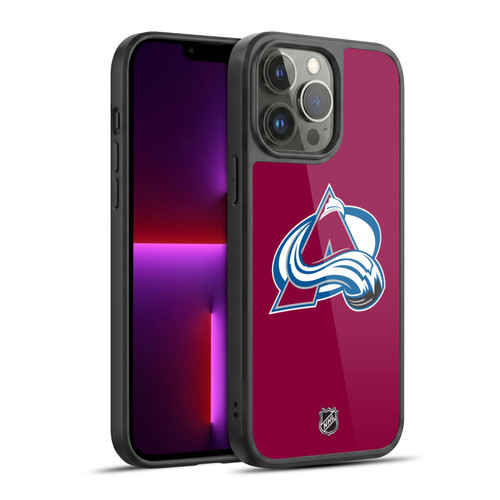 NHL Colorado Avalanche Plain Gel Armour Case For Apple iPhone 13 Pro Max