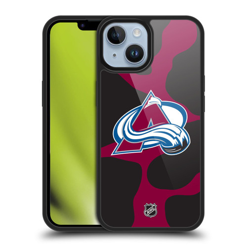 NHL Colorado Avalanche Cow Pattern Gel Armour Case For Apple iPhone 14