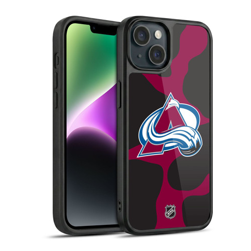 NHL Colorado Avalanche Cow Pattern Gel Armour Case For Apple iPhone 14