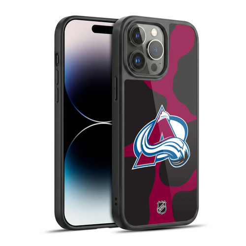 NHL Colorado Avalanche Cow Pattern Gel Armour Case For Apple iPhone 14 Pro Max