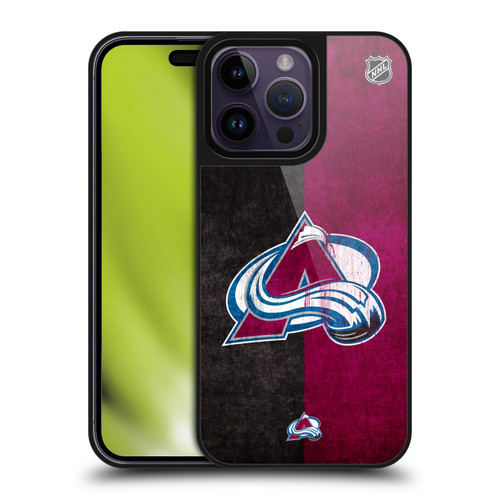 NHL Colorado Avalanche Half Distressed Gel Armour Case For Apple iPhone 14 Pro Max NHL Colorado Avalanche Half Distressed Gel Armour Case For Apple iPhone 14 Pro Max