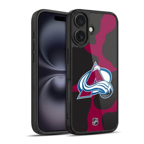 NHL Colorado Avalanche Cow Pattern Gel Armour Case For Apple iPhone 16