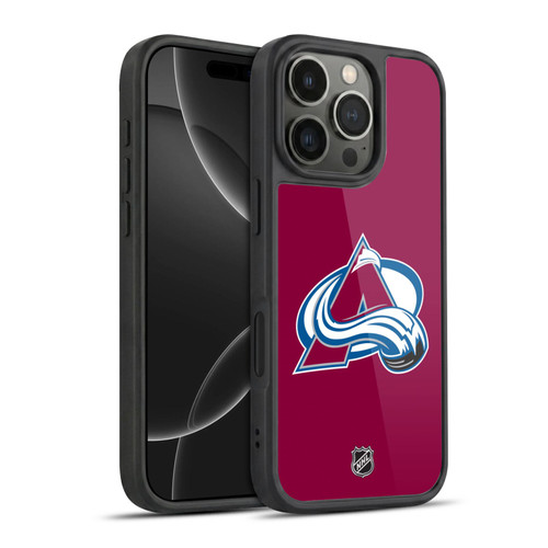 NHL Colorado Avalanche Plain Gel Armour Case For Apple iPhone 16 Pro