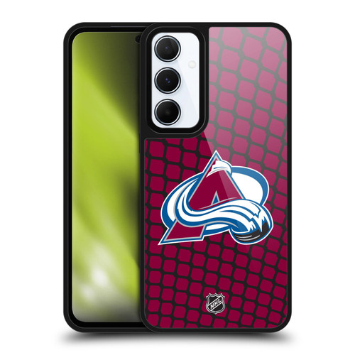 NHL Colorado Avalanche Net Pattern Gel Armour Case For Samsung Galaxy A55 5G