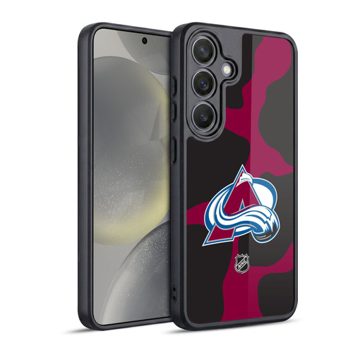 NHL Colorado Avalanche Cow Pattern Gel Armour Case For Samsung Galaxy S24 5G