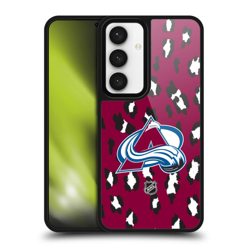 NHL Colorado Avalanche Leopard Pattern Gel Armour Case For Samsung Galaxy S24 5G