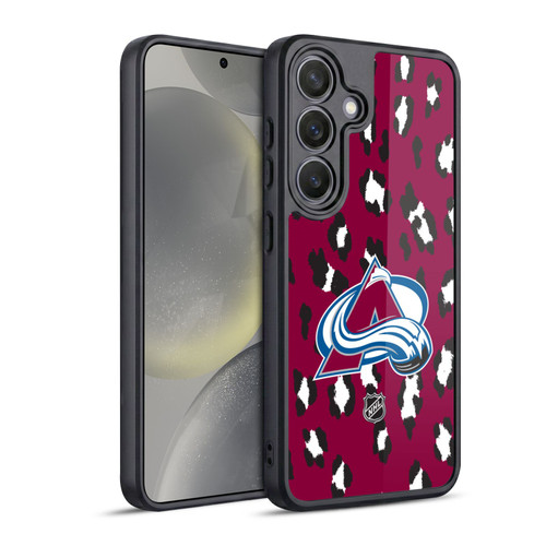 NHL Colorado Avalanche Leopard Pattern Gel Armour Case For Samsung Galaxy S24 5G
