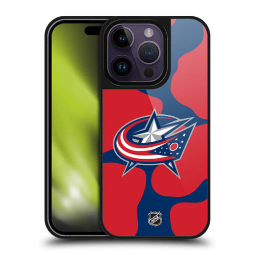 NHL Columbus Blue Jackets Cow Pattern Gel Armour Case For Apple iPhone 14 Pro NHL Columbus Blue Jackets Cow Pattern Gel Armour Case For Apple iPhone 14 Pro