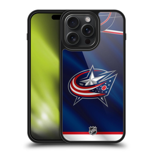 NHL Columbus Blue Jackets Jersey Gel Armour Case For Apple iPhone 15 Pro Max NHL Columbus Blue Jackets Jersey Gel Armour Case For Apple iPhone 15 Pro Max