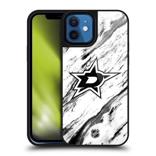 NHL Dallas Stars Marble Gel Armour Case For Apple iPhone 12 / iPhone 12 Pro