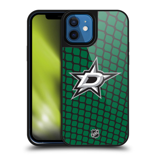 NHL Dallas Stars Net Pattern Gel Armour Case For Apple iPhone 12 / iPhone 12 Pro