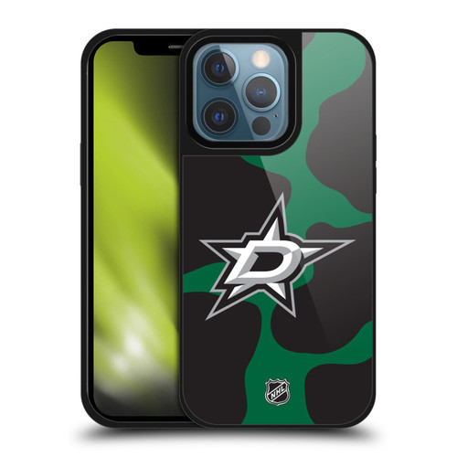 NHL Dallas Stars Cow Pattern Gel Armour Case For Apple iPhone 13 Pro