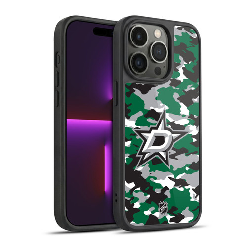 NHL Dallas Stars Camouflage Gel Armour Case For Apple iPhone 14 Pro