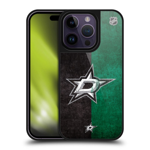 NHL Dallas Stars Half Distressed Gel Armour Case For Apple iPhone 14 Pro