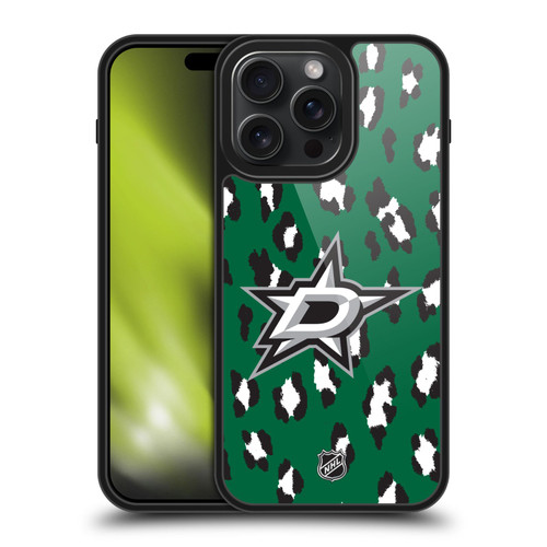 NHL Dallas Stars Leopard Pattern Gel Armour Case For Apple iPhone 15 Pro Max NHL Dallas Stars Leopard Pattern Gel Armour Case For Apple iPhone 15 Pro Max