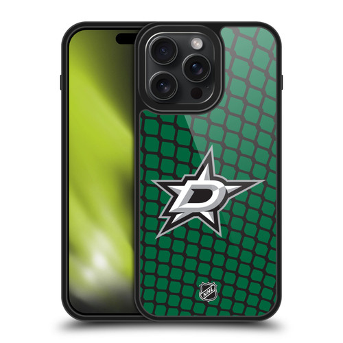 NHL Dallas Stars Net Pattern Gel Armour Case For Apple iPhone 15 Pro Max NHL Dallas Stars Net Pattern Gel Armour Case For Apple iPhone 15 Pro Max