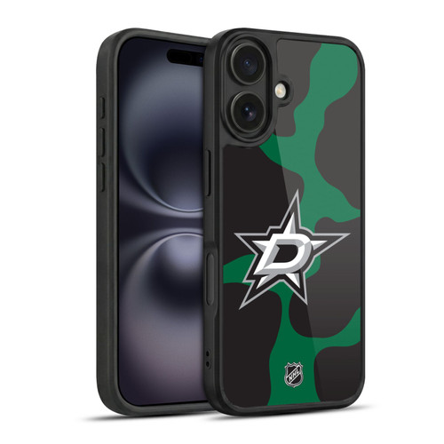 NHL Dallas Stars Cow Pattern Gel Armour Case For Apple iPhone 16