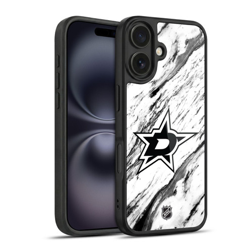NHL Dallas Stars Marble Gel Armour Case For Apple iPhone 16