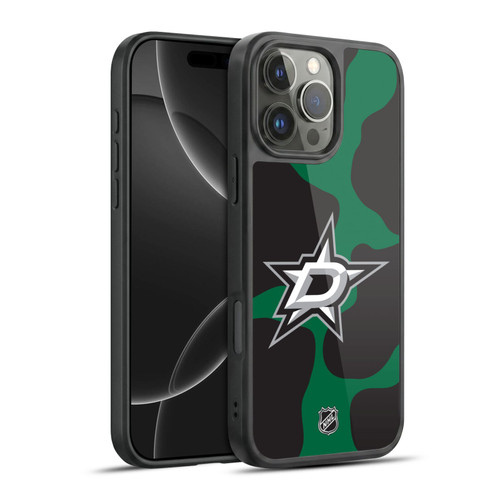 NHL Dallas Stars Cow Pattern Gel Armour Case For Apple iPhone 16 Pro Max