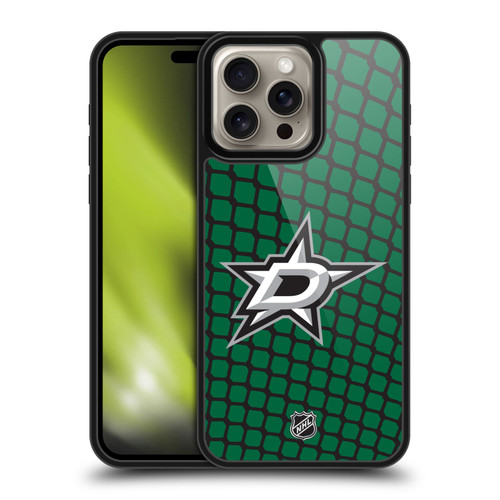 NHL Dallas Stars Net Pattern Gel Armour Case For Apple iPhone 16 Pro Max
