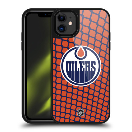 NHL Edmonton Oilers Net Pattern Gel Armour Case For Apple iPhone 11