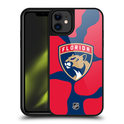 NHL Florida Panthers Cow Pattern Gel Armour Case For Apple iPhone 11