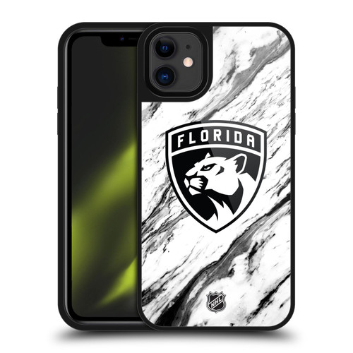 NHL Florida Panthers Marble Gel Armour Case For Apple iPhone 11