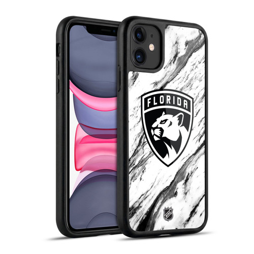 NHL Florida Panthers Marble Gel Armour Case For Apple iPhone 11