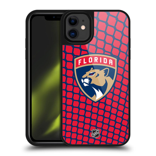 NHL Florida Panthers Net Pattern Gel Armour Case For Apple iPhone 11