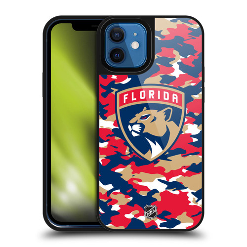 NHL Florida Panthers Camouflage Gel Armour Case For Apple iPhone 12 / iPhone 12 Pro