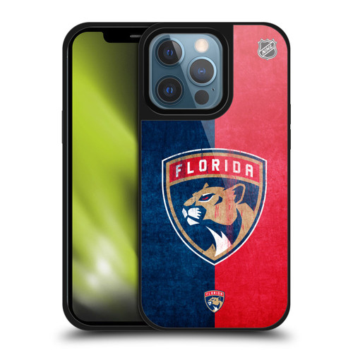 NHL Florida Panthers Half Distressed Gel Armour Case For Apple iPhone 13 Pro NHL Florida Panthers Half Distressed Gel Armour Case For Apple iPhone 13 Pro