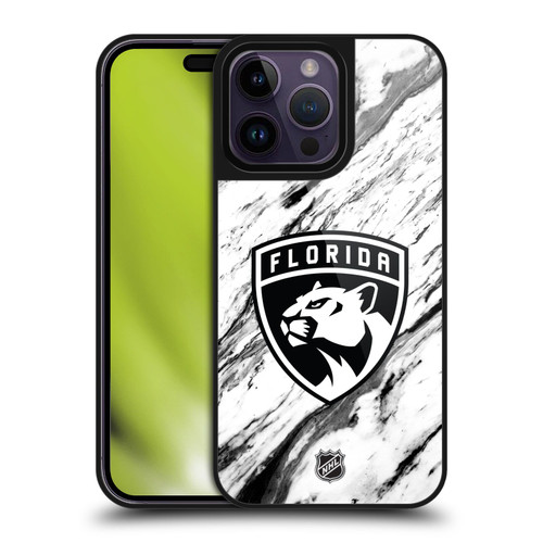 NHL Florida Panthers Marble Gel Armour Case For Apple iPhone 14 Pro Max