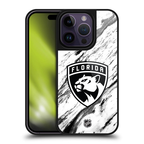 NHL Florida Panthers Marble Gel Armour Case For Apple iPhone 14 Pro