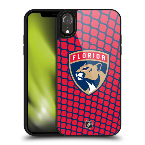 NHL Florida Panthers Net Pattern Gel Armour Case For Apple iPhone XR
