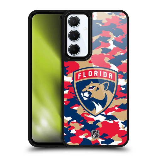 NHL Florida Panthers Camouflage Gel Armour Case For Samsung Galaxy A55 5G