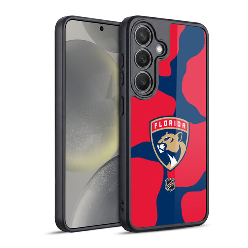NHL Florida Panthers Cow Pattern Gel Armour Case For Samsung Galaxy S24 5G